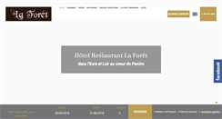 Desktop Screenshot of hoteldelaforet-senonches.com